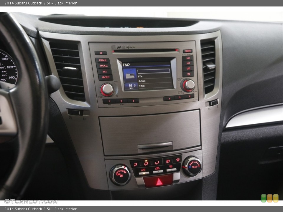 Black Interior Controls for the 2014 Subaru Outback 2.5i #144433668
