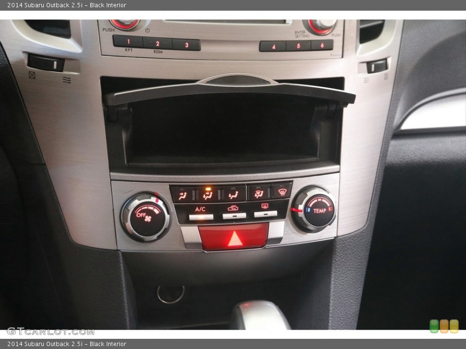 Black Interior Controls for the 2014 Subaru Outback 2.5i #144433773