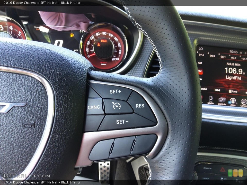 Black Interior Steering Wheel for the 2016 Dodge Challenger SRT Hellcat #144435036