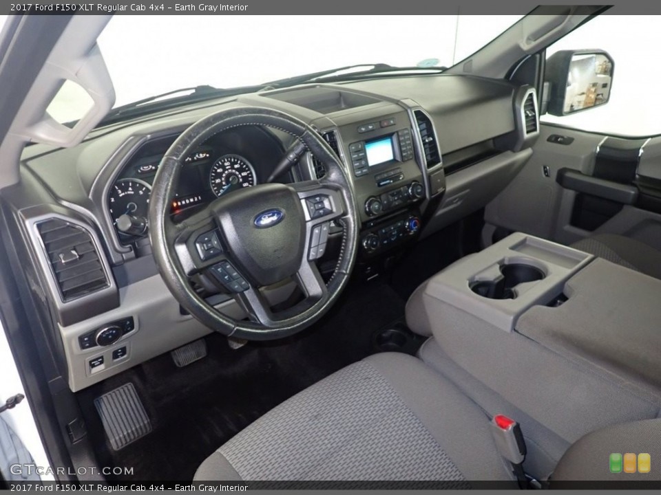 Earth Gray Interior Photo for the 2017 Ford F150 XLT Regular Cab 4x4 #144437919