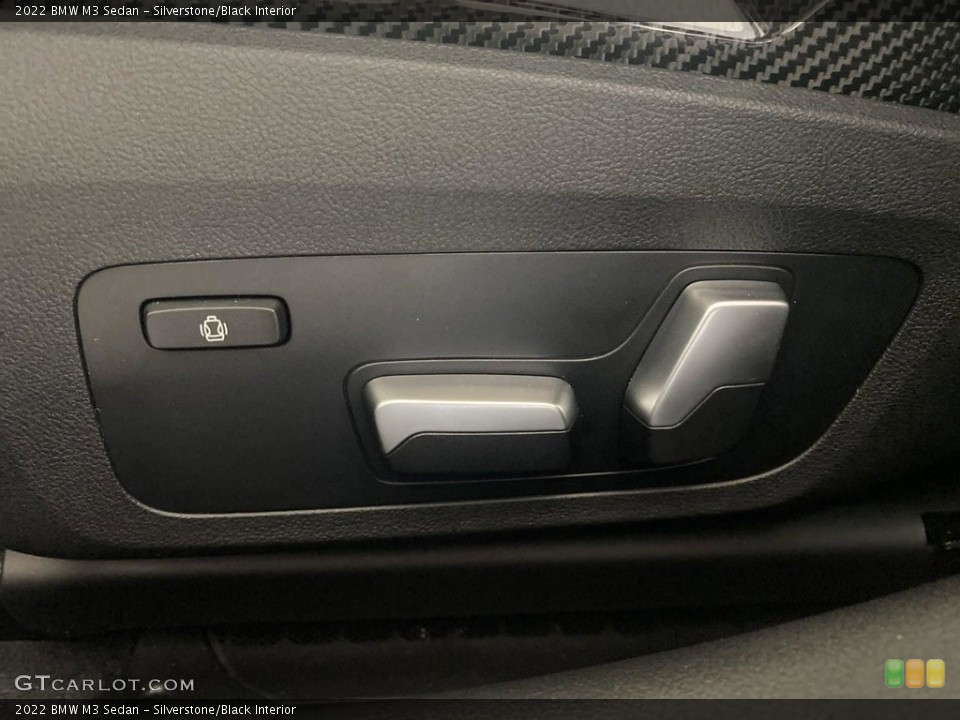 Silverstone/Black Interior Controls for the 2022 BMW M3 Sedan #144438657