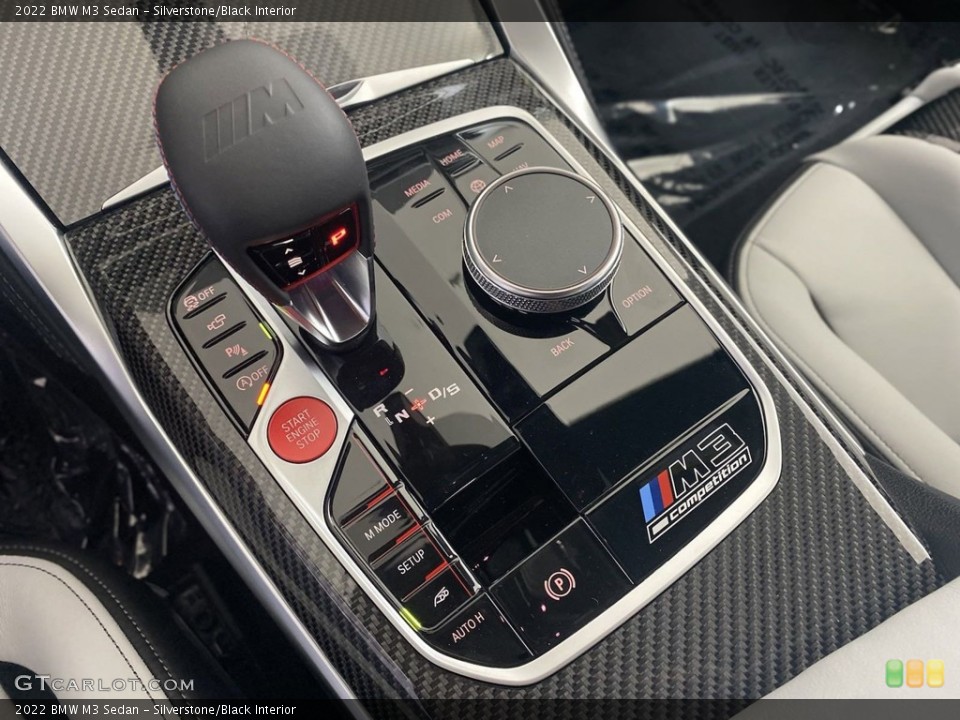 Silverstone/Black Interior Transmission for the 2022 BMW M3 Sedan #144438972