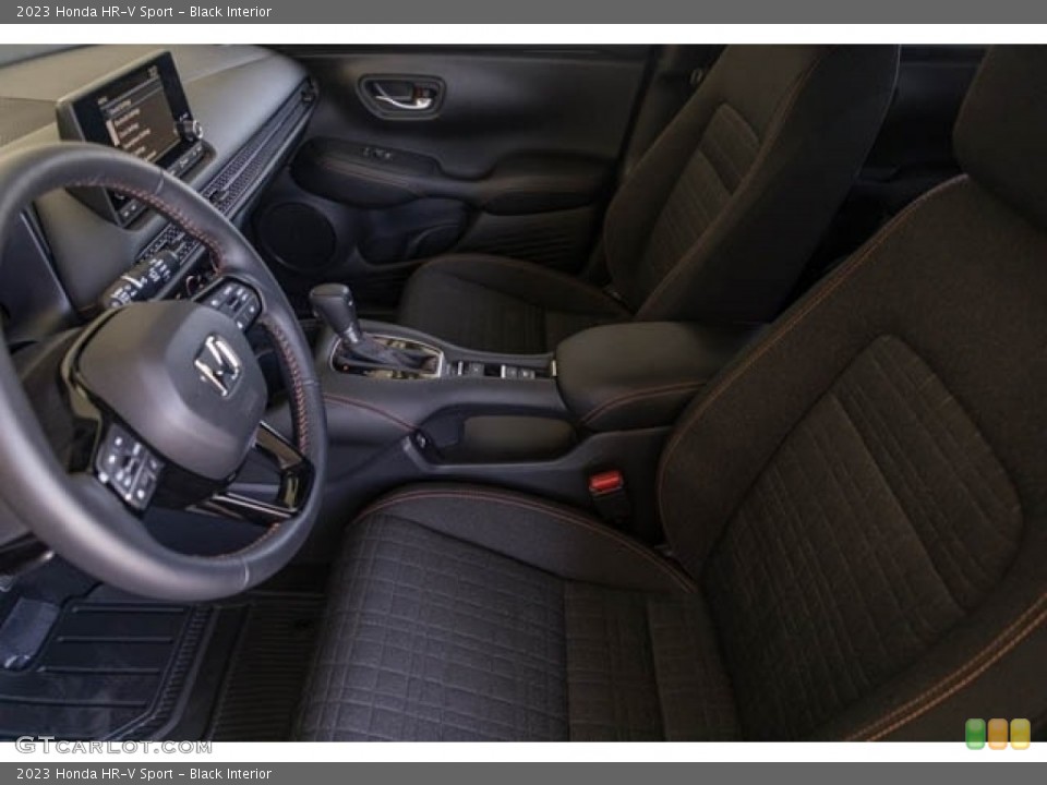 Black Interior Front Seat for the 2023 Honda HR-V Sport #144439971