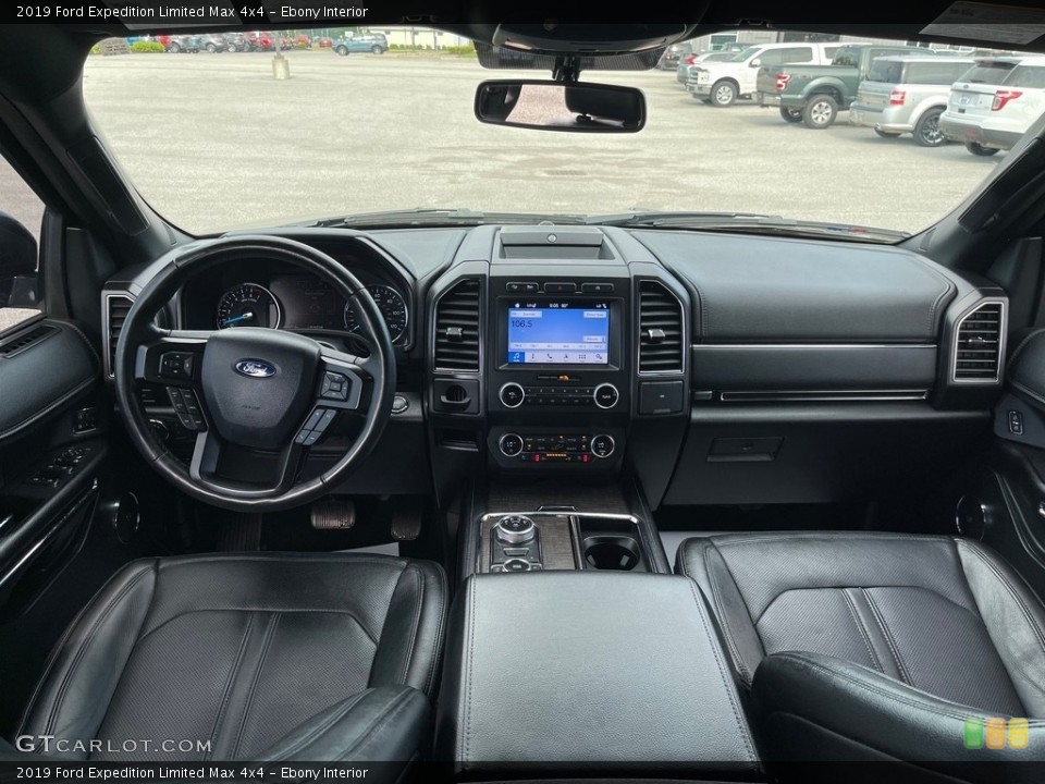 Ebony Interior Dashboard for the 2019 Ford Expedition Limited Max 4x4 #144441402