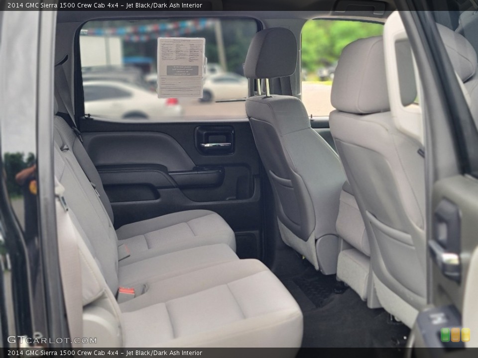 Jet Black/Dark Ash Interior Rear Seat for the 2014 GMC Sierra 1500 Crew Cab 4x4 #144442670