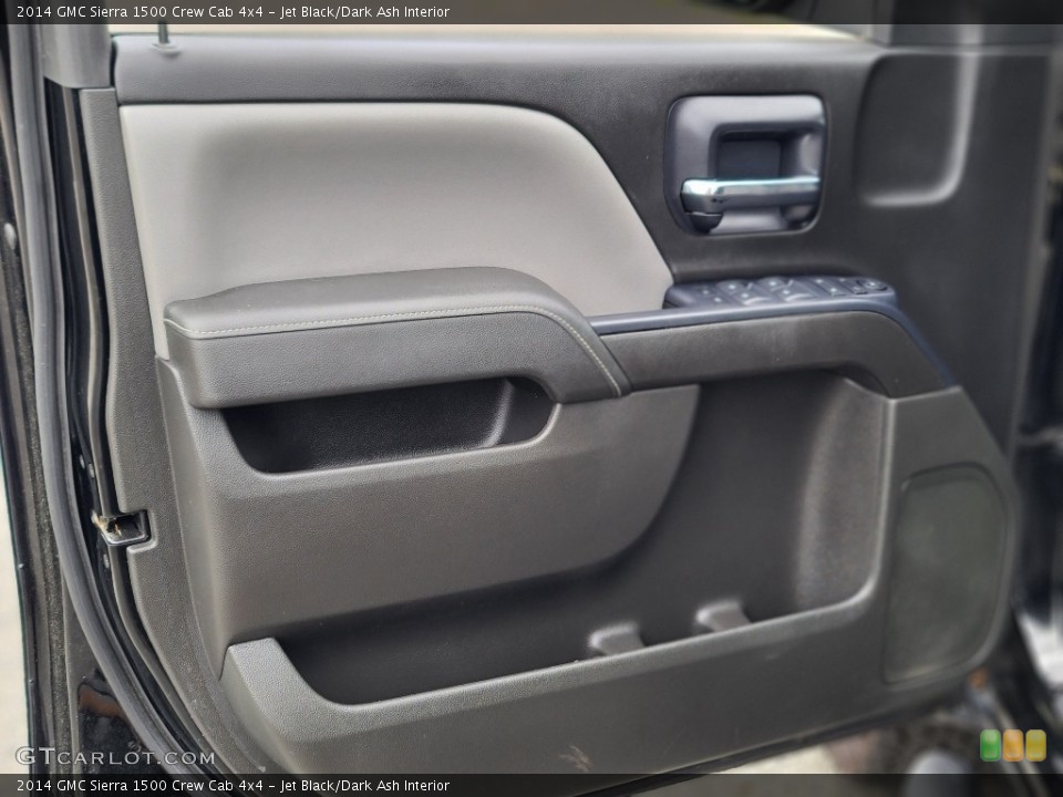 Jet Black/Dark Ash Interior Door Panel for the 2014 GMC Sierra 1500 Crew Cab 4x4 #144442736