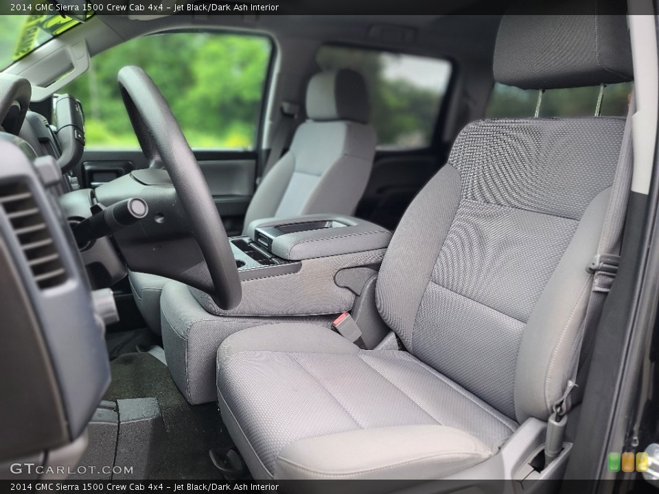 Jet Black/Dark Ash Interior Front Seat for the 2014 GMC Sierra 1500 Crew Cab 4x4 #144442790