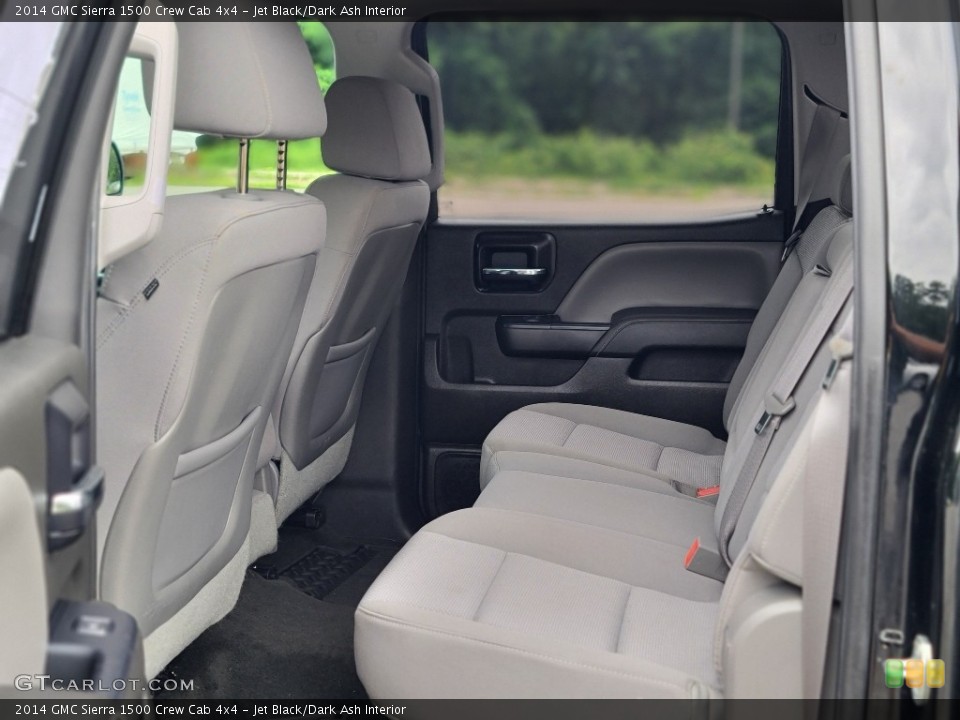 Jet Black/Dark Ash Interior Rear Seat for the 2014 GMC Sierra 1500 Crew Cab 4x4 #144442817