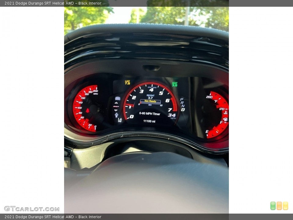 Black Interior Gauges for the 2021 Dodge Durango SRT Hellcat AWD #144444269