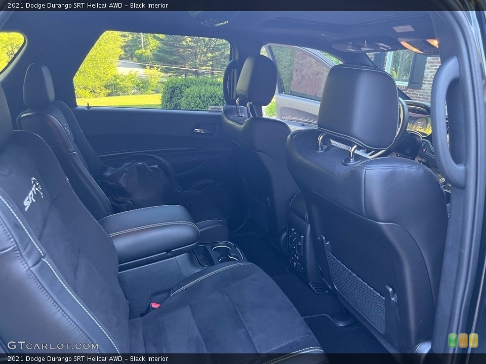 Black Interior Rear Seat for the 2021 Dodge Durango SRT Hellcat AWD #144444425