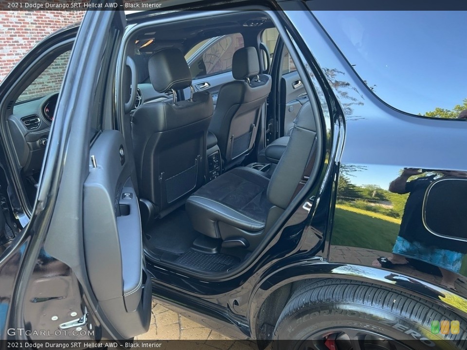 Black Interior Rear Seat for the 2021 Dodge Durango SRT Hellcat AWD #144444446