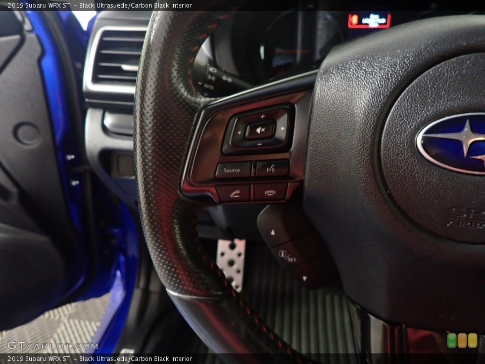 Black Ultrasuede/Carbon Black Interior Steering Wheel for the 2019 Subaru WRX STI #144444530