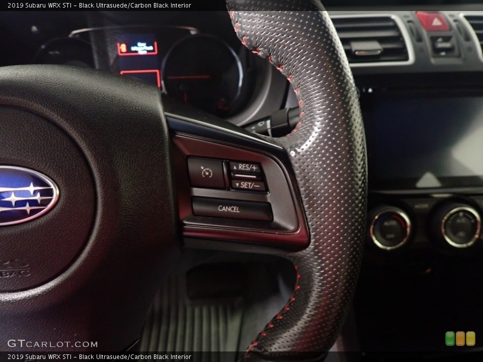 Black Ultrasuede/Carbon Black Interior Steering Wheel for the 2019 Subaru WRX STI #144444560