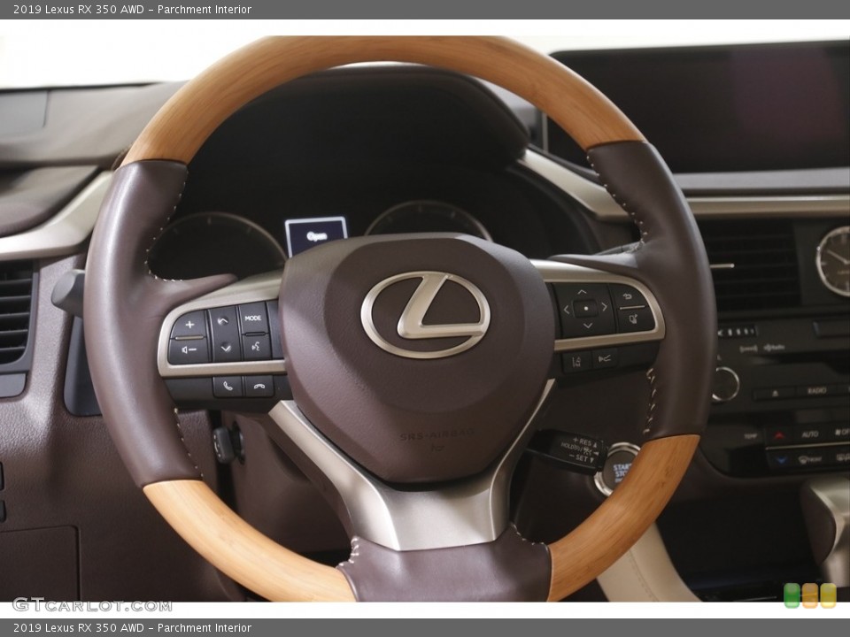 Parchment Interior Steering Wheel for the 2019 Lexus RX 350 AWD #144445457