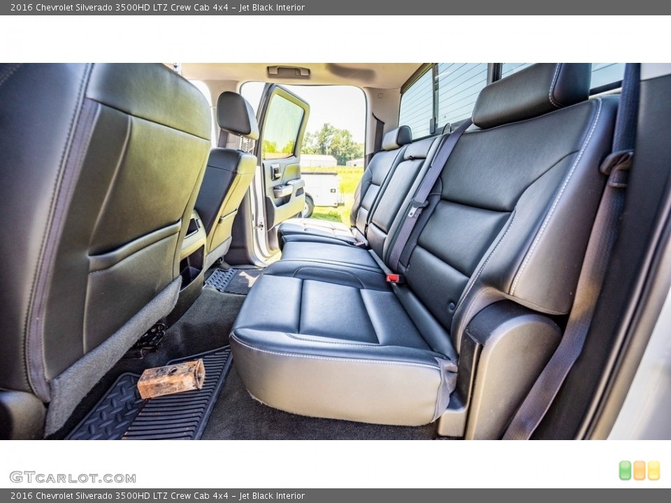 Jet Black Interior Rear Seat for the 2016 Chevrolet Silverado 3500HD LTZ Crew Cab 4x4 #144446513