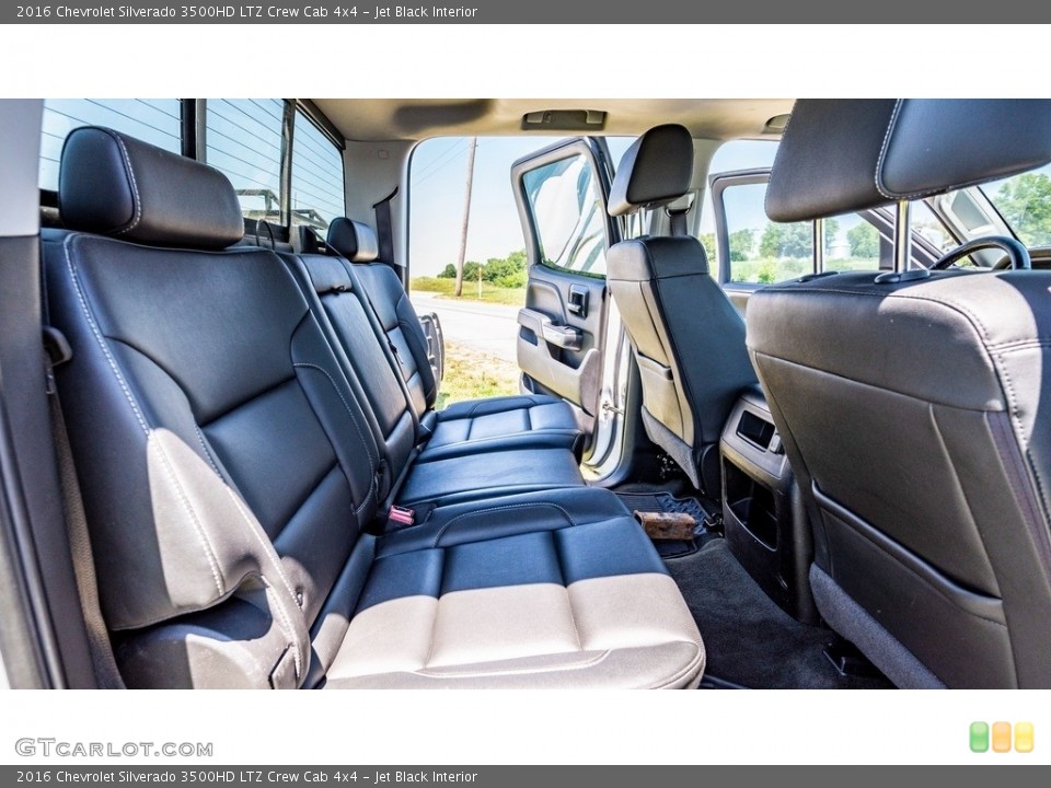Jet Black Interior Rear Seat for the 2016 Chevrolet Silverado 3500HD LTZ Crew Cab 4x4 #144446543