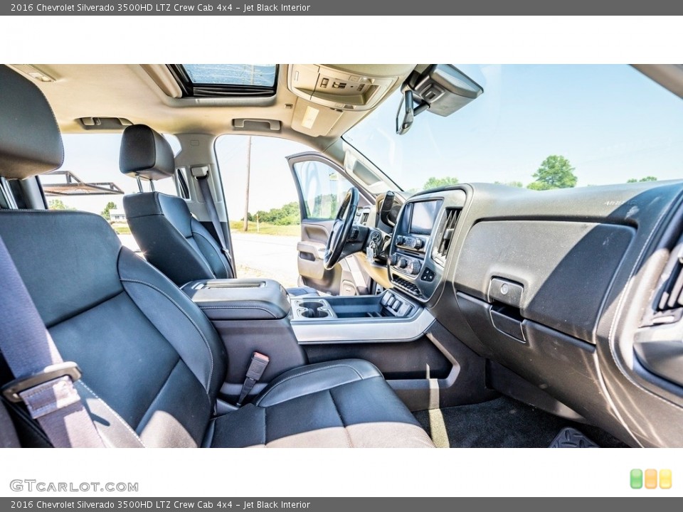 Jet Black Interior Front Seat for the 2016 Chevrolet Silverado 3500HD LTZ Crew Cab 4x4 #144446576