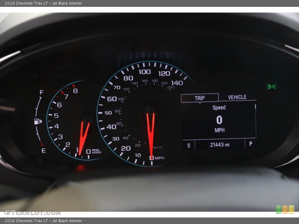 Jet Black Interior Gauges for the 2019 Chevrolet Trax LT #144450223
