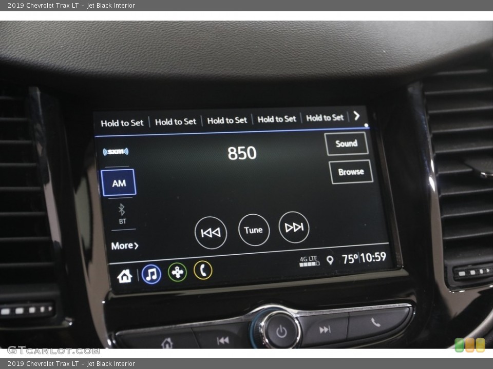 Jet Black Interior Controls for the 2019 Chevrolet Trax LT #144450259