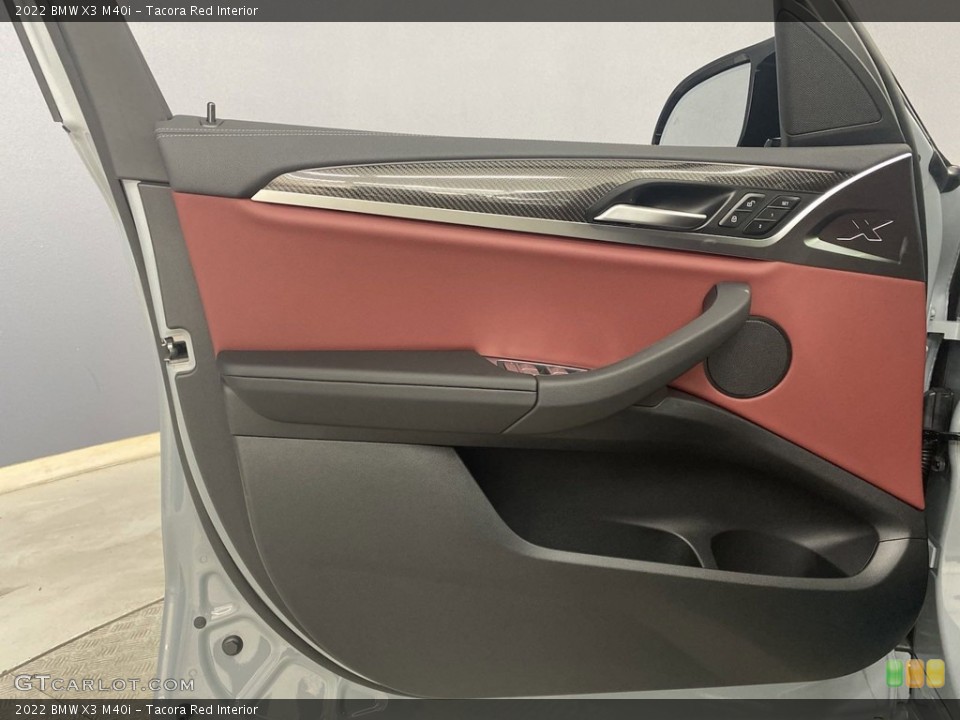 Tacora Red Interior Door Panel for the 2022 BMW X3 M40i #144450391
