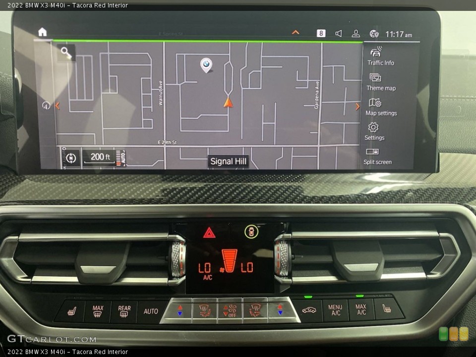 Tacora Red Interior Navigation for the 2022 BMW X3 M40i #144450616