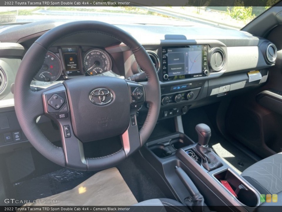Cement/Black Interior Dashboard for the 2022 Toyota Tacoma TRD Sport Double Cab 4x4 #144452119