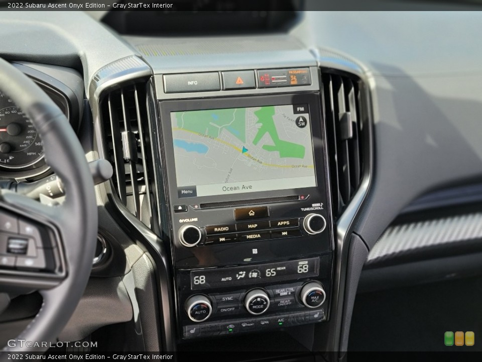 Gray StarTex Interior Controls for the 2022 Subaru Ascent Onyx Edition #144452410