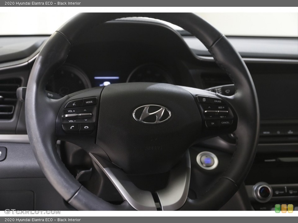 Black Interior Steering Wheel for the 2020 Hyundai Elantra ECO #144453328