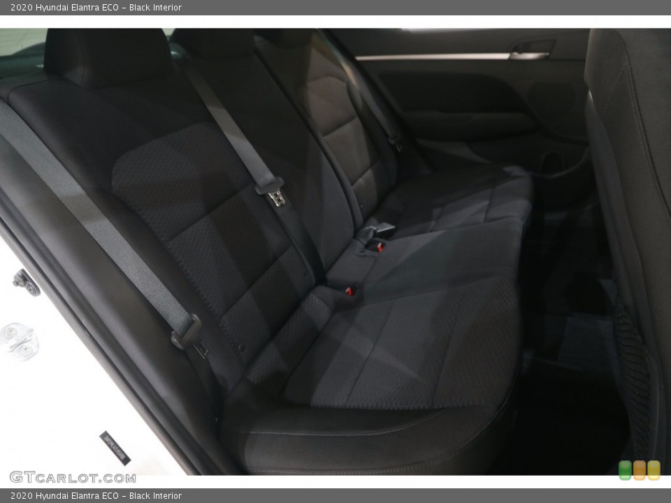 Black Interior Rear Seat for the 2020 Hyundai Elantra ECO #144453465