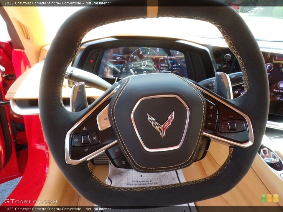 Natural Interior Steering Wheel for the 2023 Chevrolet Corvette Stingray Convertible #144453700