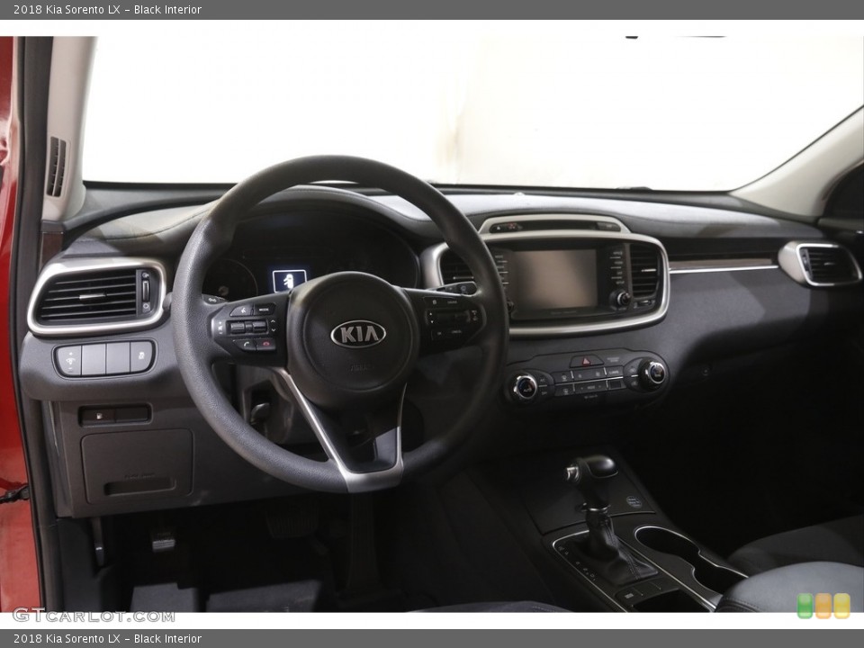 Black Interior Dashboard for the 2018 Kia Sorento LX #144455245