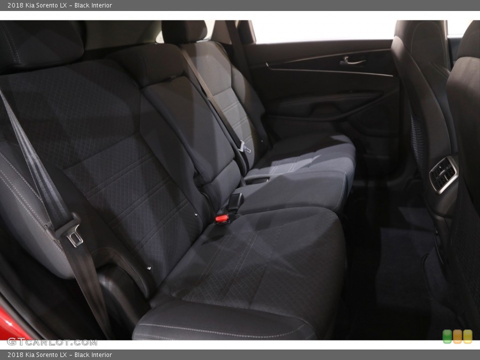 Black Interior Rear Seat for the 2018 Kia Sorento LX #144455299