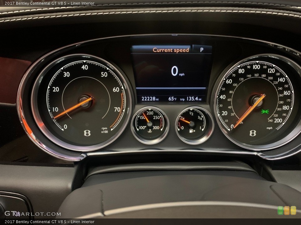 Linen Interior Gauges for the 2017 Bentley Continental GT V8 S #144457397