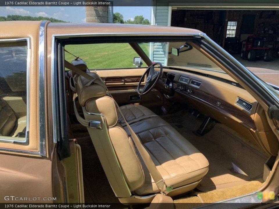 Light Buckskin 1976 Cadillac Eldorado Interiors