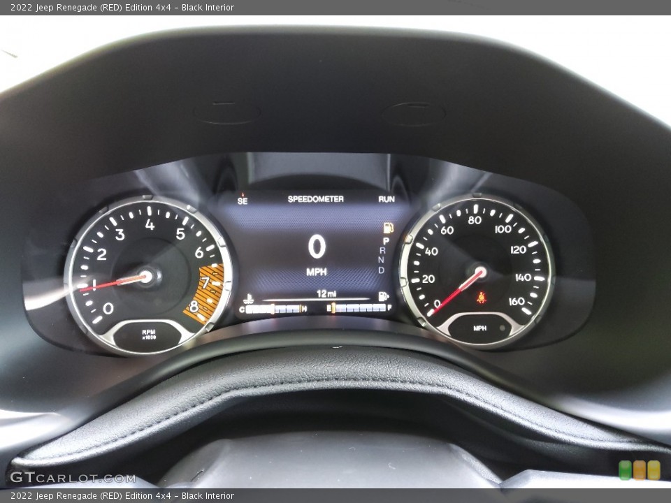Black Interior Gauges for the 2022 Jeep Renegade (RED) Edition 4x4 #144460030