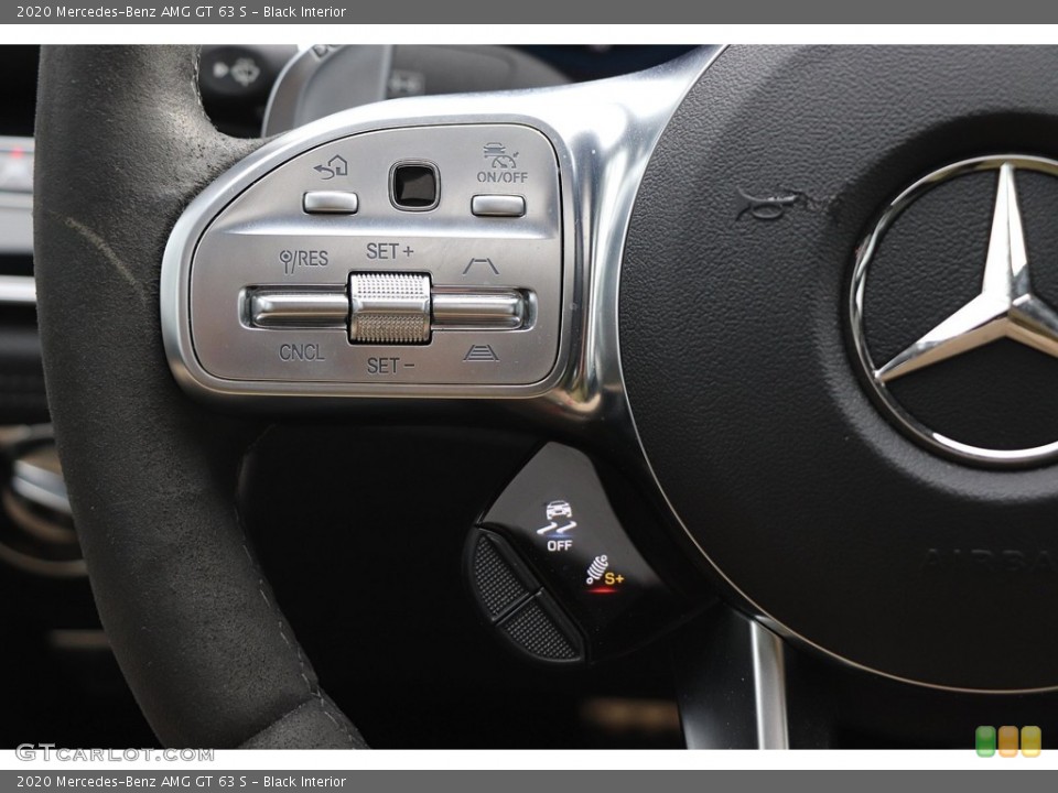 Black Interior Steering Wheel for the 2020 Mercedes-Benz AMG GT 63 S #144461224