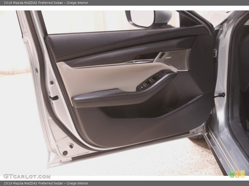 Greige Interior Door Panel for the 2019 Mazda MAZDA3 Preferred Sedan #144461407