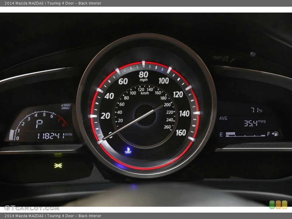 Black Interior Gauges for the 2014 Mazda MAZDA3 i Touring 4 Door #144461866