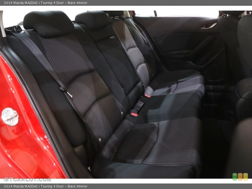 Black Interior Rear Seat for the 2014 Mazda MAZDA3 i Touring 4 Door #144461935