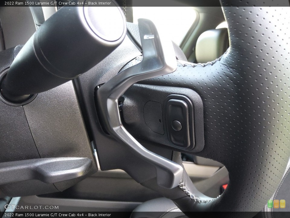 Black Interior Steering Wheel for the 2022 Ram 1500 Laramie G/T Crew Cab 4x4 #144463957