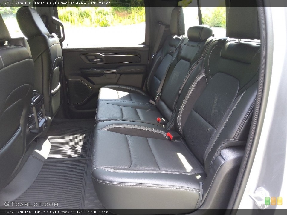 Black Interior Rear Seat for the 2022 Ram 1500 Laramie G/T Crew Cab 4x4 #144463978