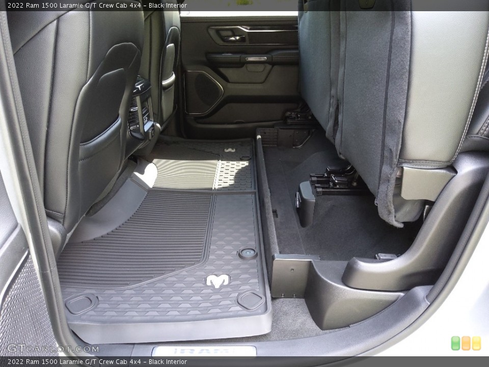 Black Interior Rear Seat for the 2022 Ram 1500 Laramie G/T Crew Cab 4x4 #144464014