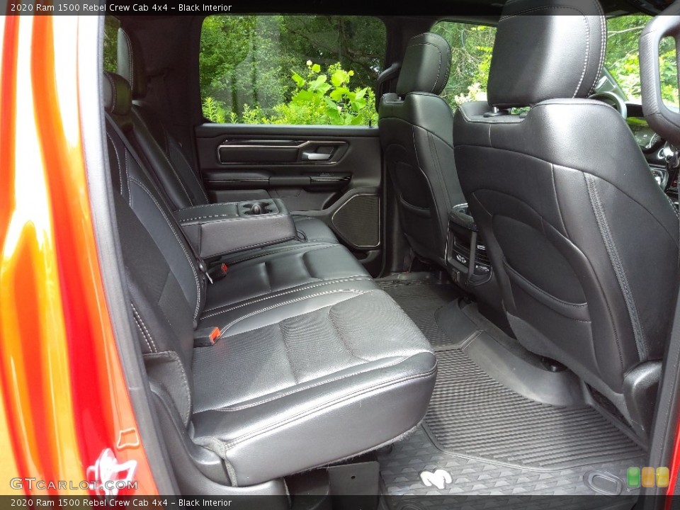 Black Interior Rear Seat for the 2020 Ram 1500 Rebel Crew Cab 4x4 #144466295