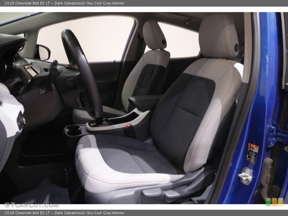Dark Galvanized/­Sky Cool Gray Interior Front Seat for the 2018 Chevrolet Bolt EV LT #144467087