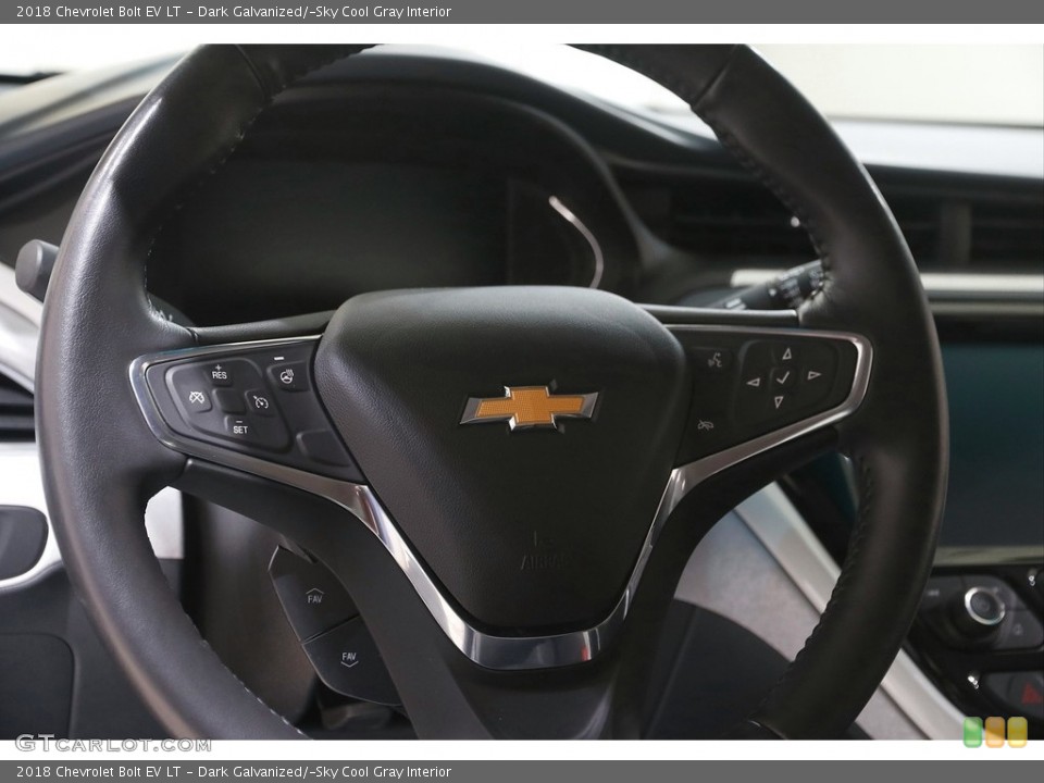 Dark Galvanized/­Sky Cool Gray Interior Steering Wheel for the 2018 Chevrolet Bolt EV LT #144467129