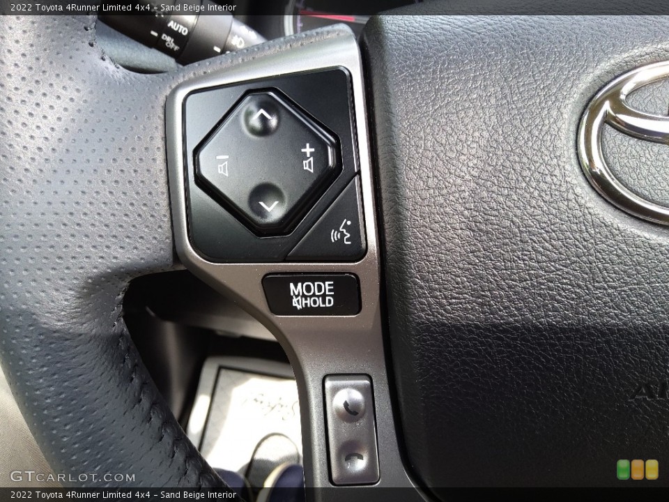 Sand Beige Interior Steering Wheel for the 2022 Toyota 4Runner Limited 4x4 #144467333