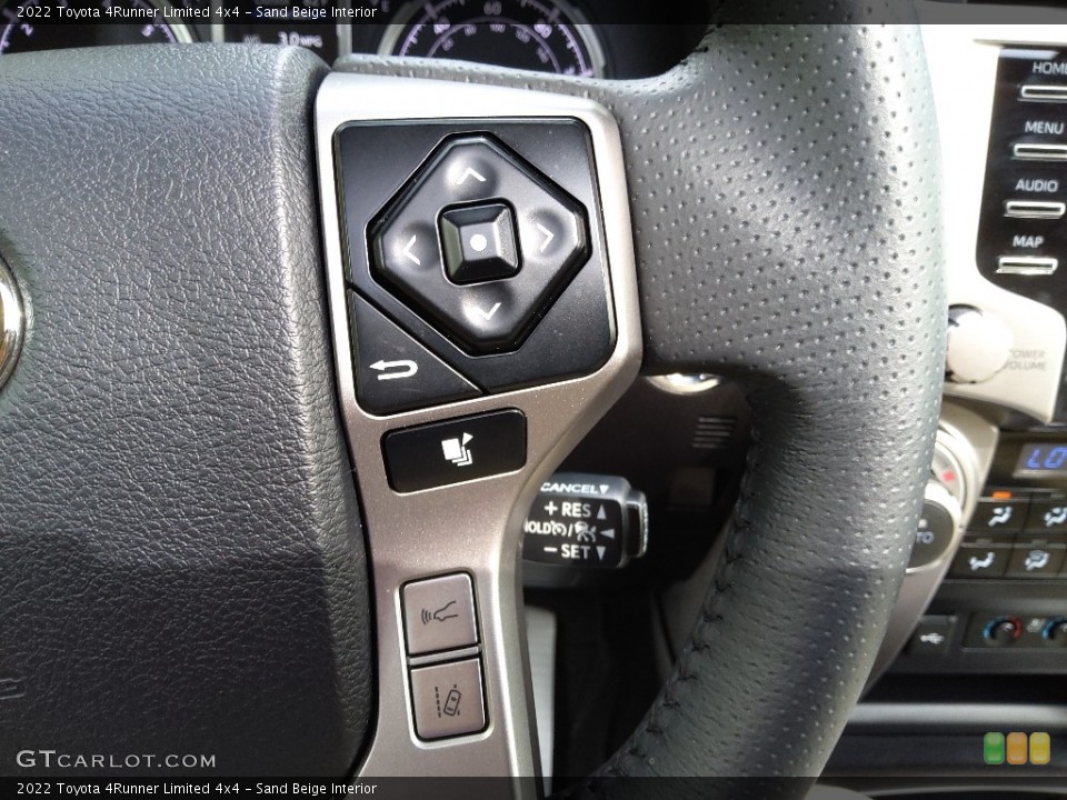 Sand Beige Interior Steering Wheel for the 2022 Toyota 4Runner Limited 4x4 #144467363