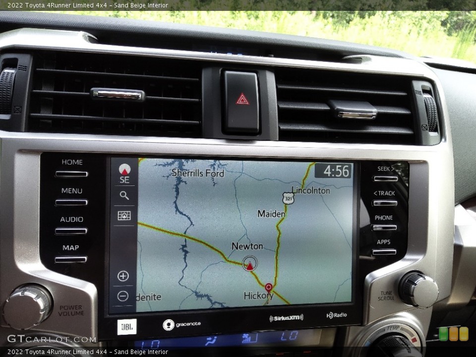 Sand Beige Interior Navigation for the 2022 Toyota 4Runner Limited 4x4 #144467444