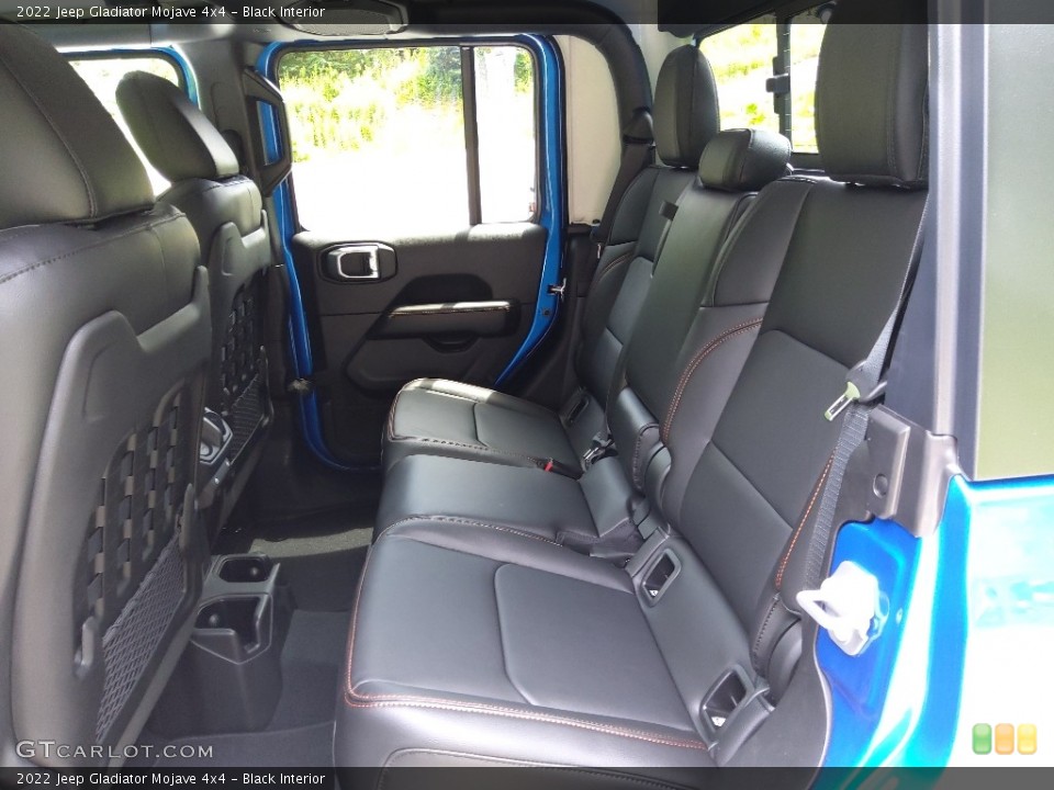 Black Interior Rear Seat for the 2022 Jeep Gladiator Mojave 4x4 #144468068