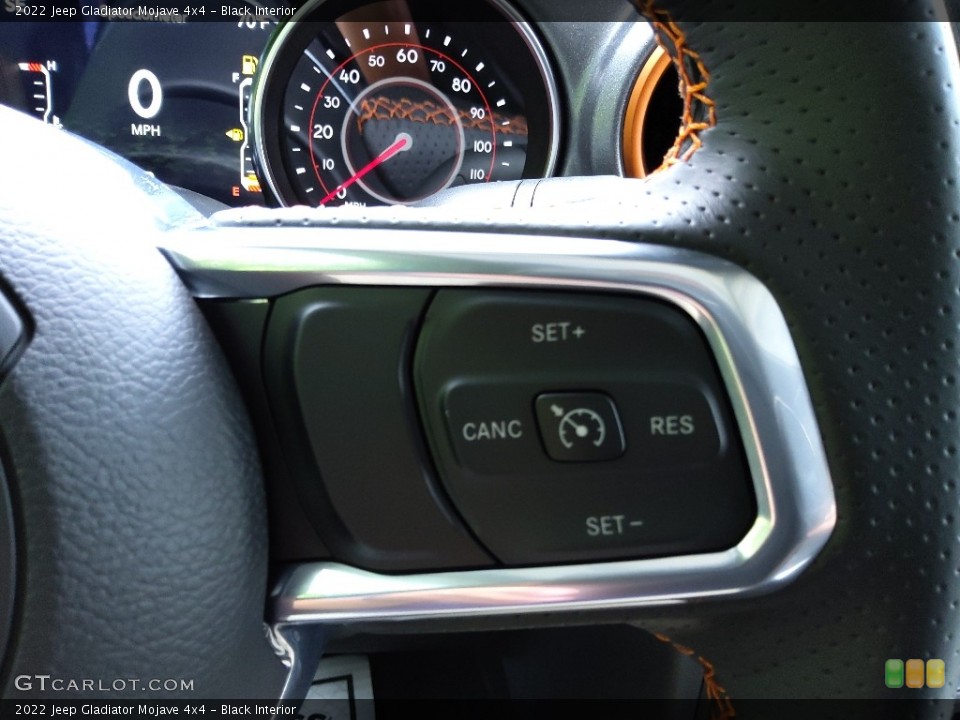 Black Interior Steering Wheel for the 2022 Jeep Gladiator Mojave 4x4 #144468239